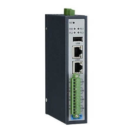 Puerta de enlace de comunicación industrial basada en RISC para montaje en soporte (serie ECU-1000)