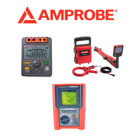 Amprobe: Instrumentos de medición eléctrica: multímetros, pinzas amperimétricas, analizadores de calidad de energía.