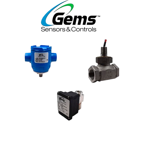 Gems: Transducers, interruptores de flujo Sensores industriales de nivel, presión y flujo para monitoreo