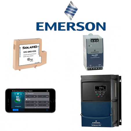 Emerson: Soluciones de automatización y control, Controladores PLC y PAC, Controladores de frecuencia variable (VFD)