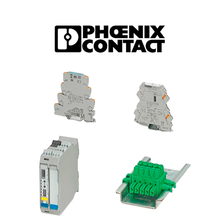 Phoenix Contact: Acondicionadores de señal y transductores de medida, Arrancadores de motor híbrido y para motores DC