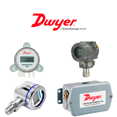 Dwyer: Medición de presión diferencial y absoluta, transmisores de temperatura, flujo y nivel.