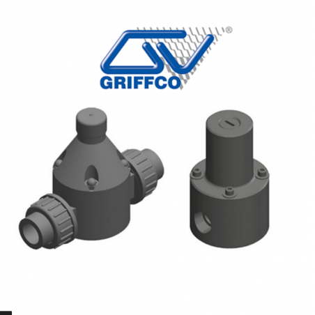 Griffco: Válvulas de contrapresión, Tapones corporativos, Válvulas de alivio de presión 