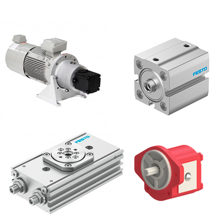 Hidráulica - Neumática: Cilindros - Actuadores - Bombas - Válvulas