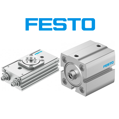 Festo: Cilindros con vástago, sin vástago, Cilindros  perfilados – Neumáticos, Tamdem