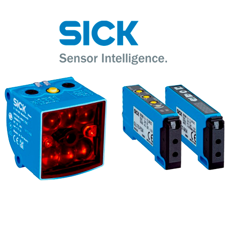 Sick: Sensores de horquilla, magnéticos, de brillo y de fibra óptica., Sensores de proximidad capacitivos e inductivos.