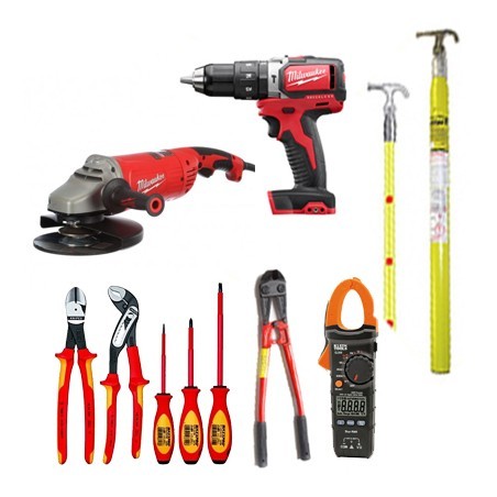  Seguridad Industrial: Equipos de prueba, Herramientas dieléctricas , Accesorios