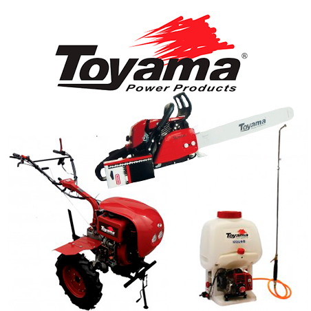 Toyama: Motores a gasolina, Motosierras, Motosoldador, Perforadora, Motobomba, Guadaña,  Sopladoras, Fumigadoras, 